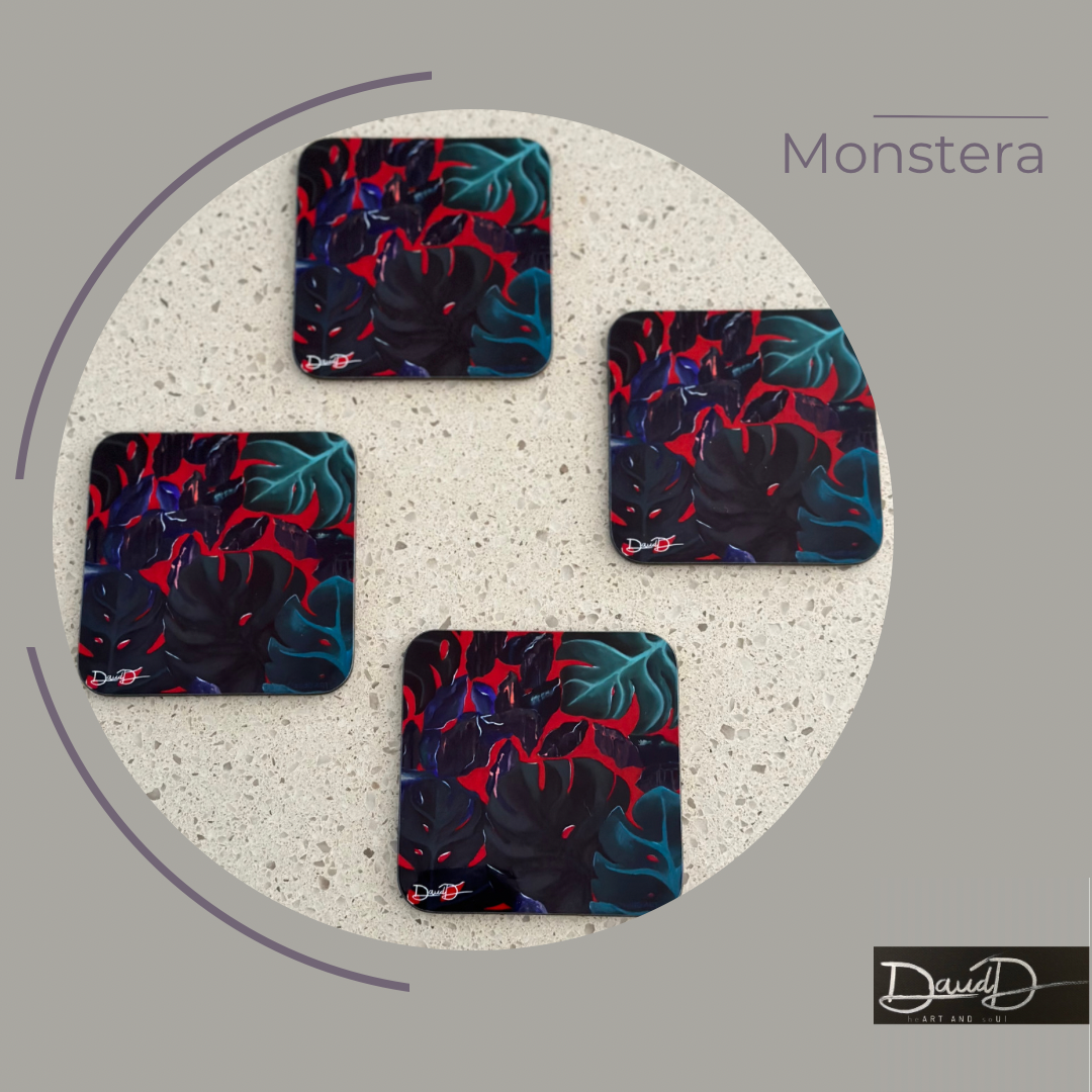 Monstera (set of 4)