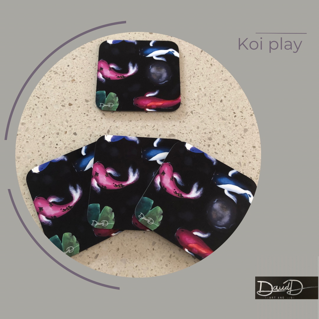 Koi play (set of 4)