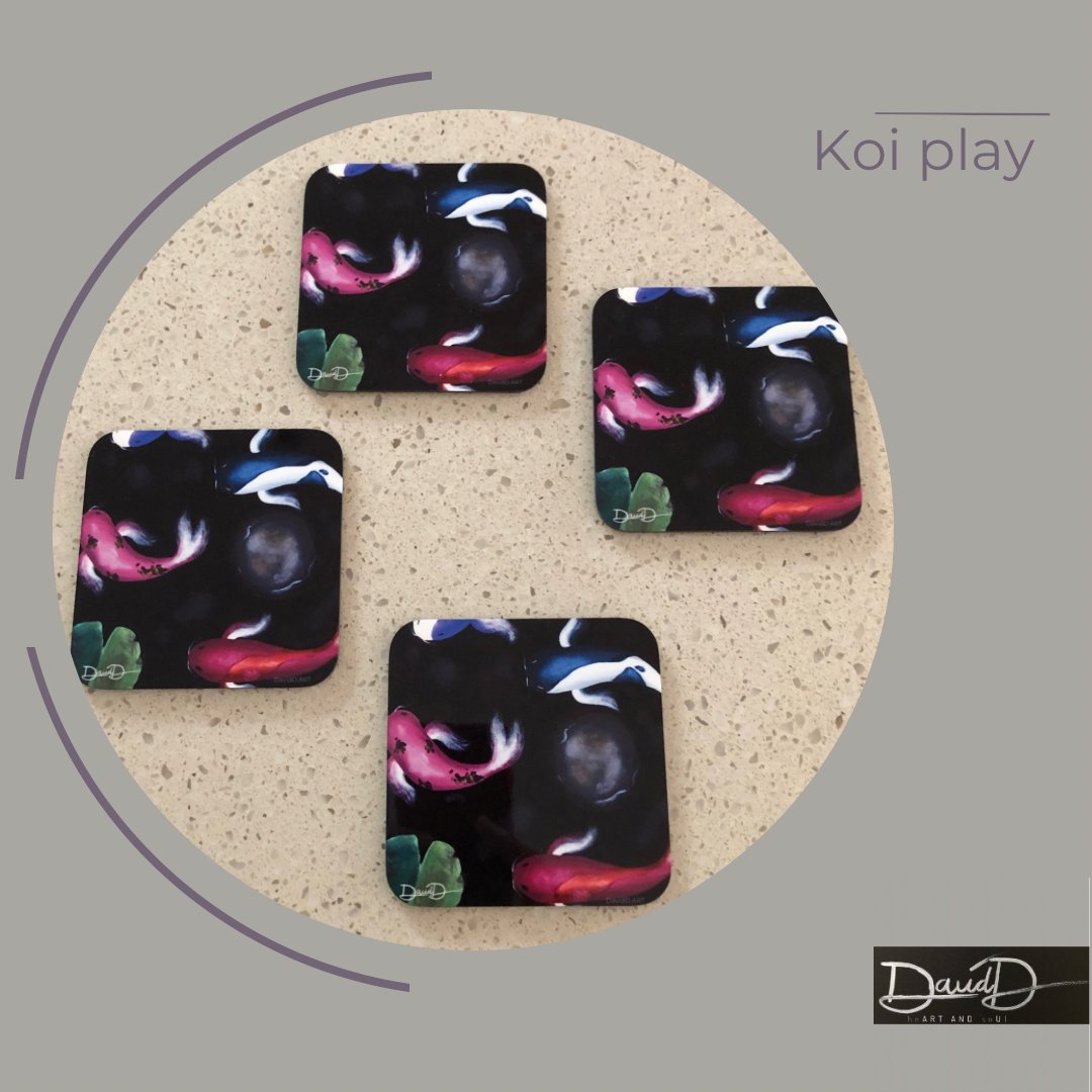 Koi play (set of 4)