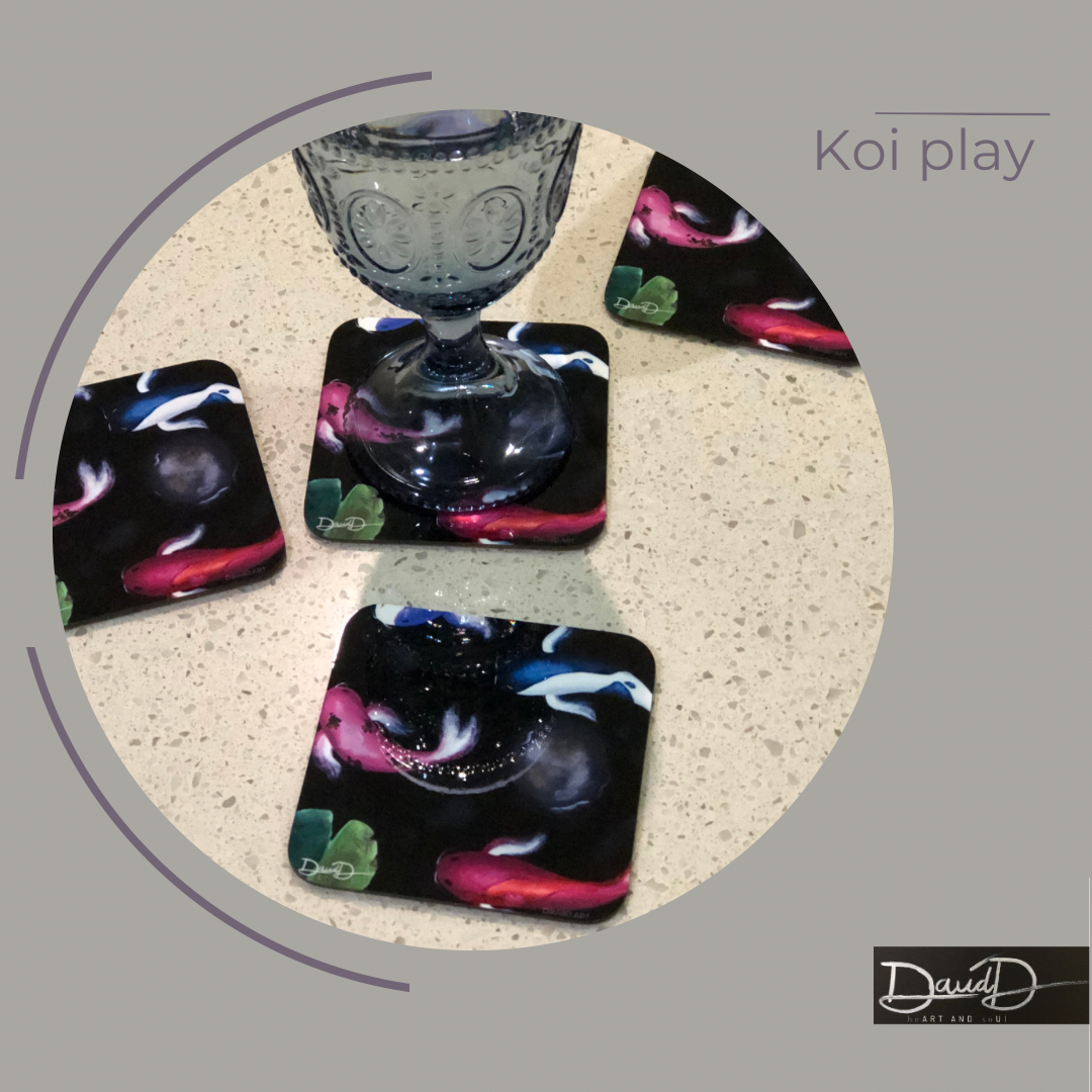 Koi play (set of 4)