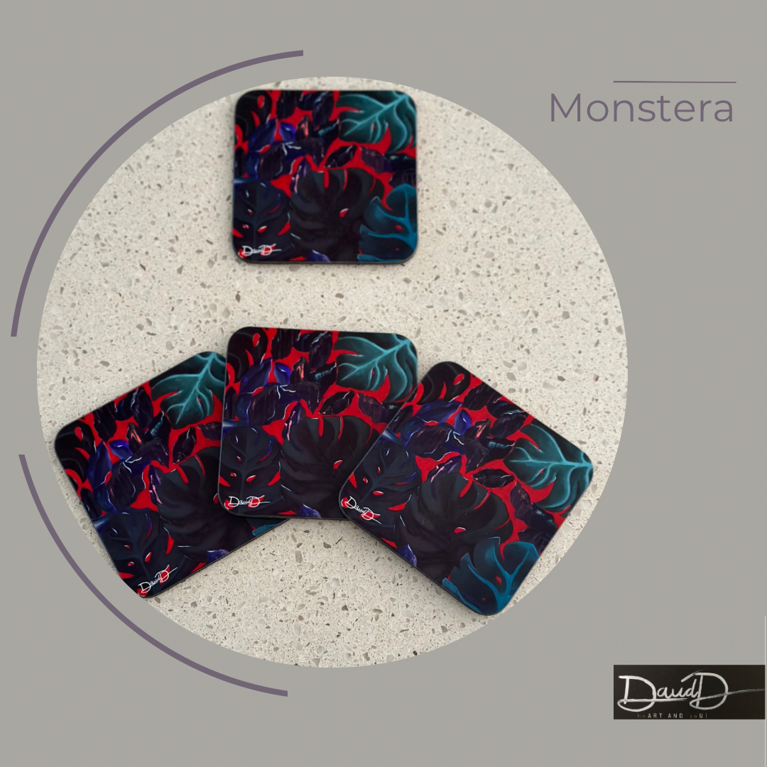 Monstera (set of 4)