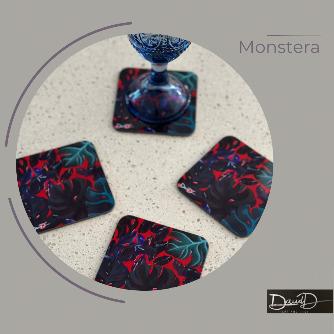 Monstera (set of 4)